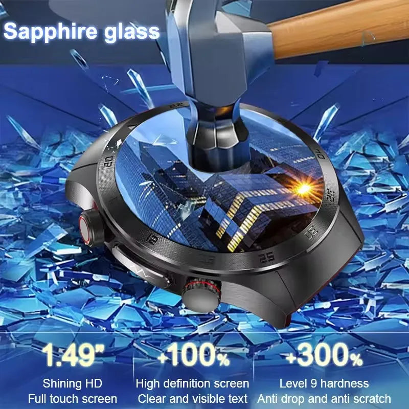 For Xiaomi Precise Laser Therapy Bracelet Uric Acid Blood Lipid ECG+PPG Health  Smart Watch Bluetooth Call Smartwatches 2025 New