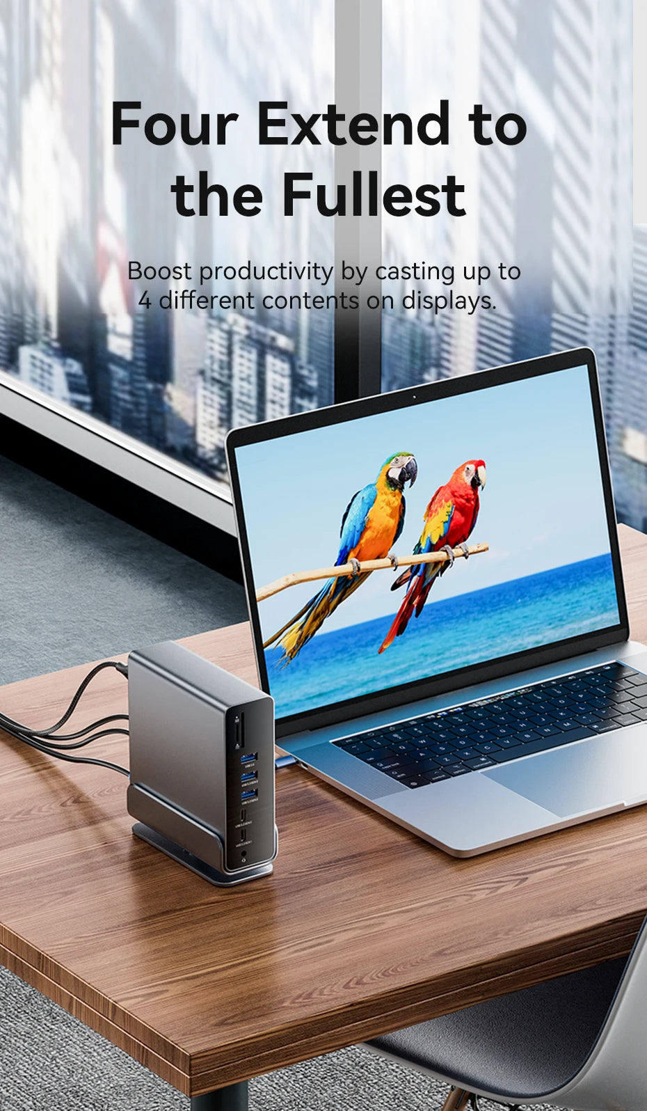 Vention 15 in 1 USB C Docking Station 4K HDMI Triple Monitor Hub USB 3.2 10Gbps RJ45 1000M 100W for Windows PC Laptop HP MacBook