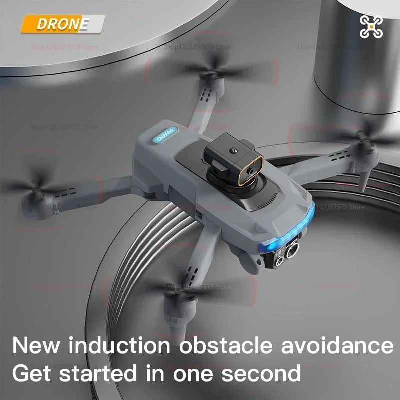 New P15 Drone GPS 8K HD Camera Professional Optical Flow Localization Obstacle Avoidance Foldable Dron Toys For Kids Adults Gift