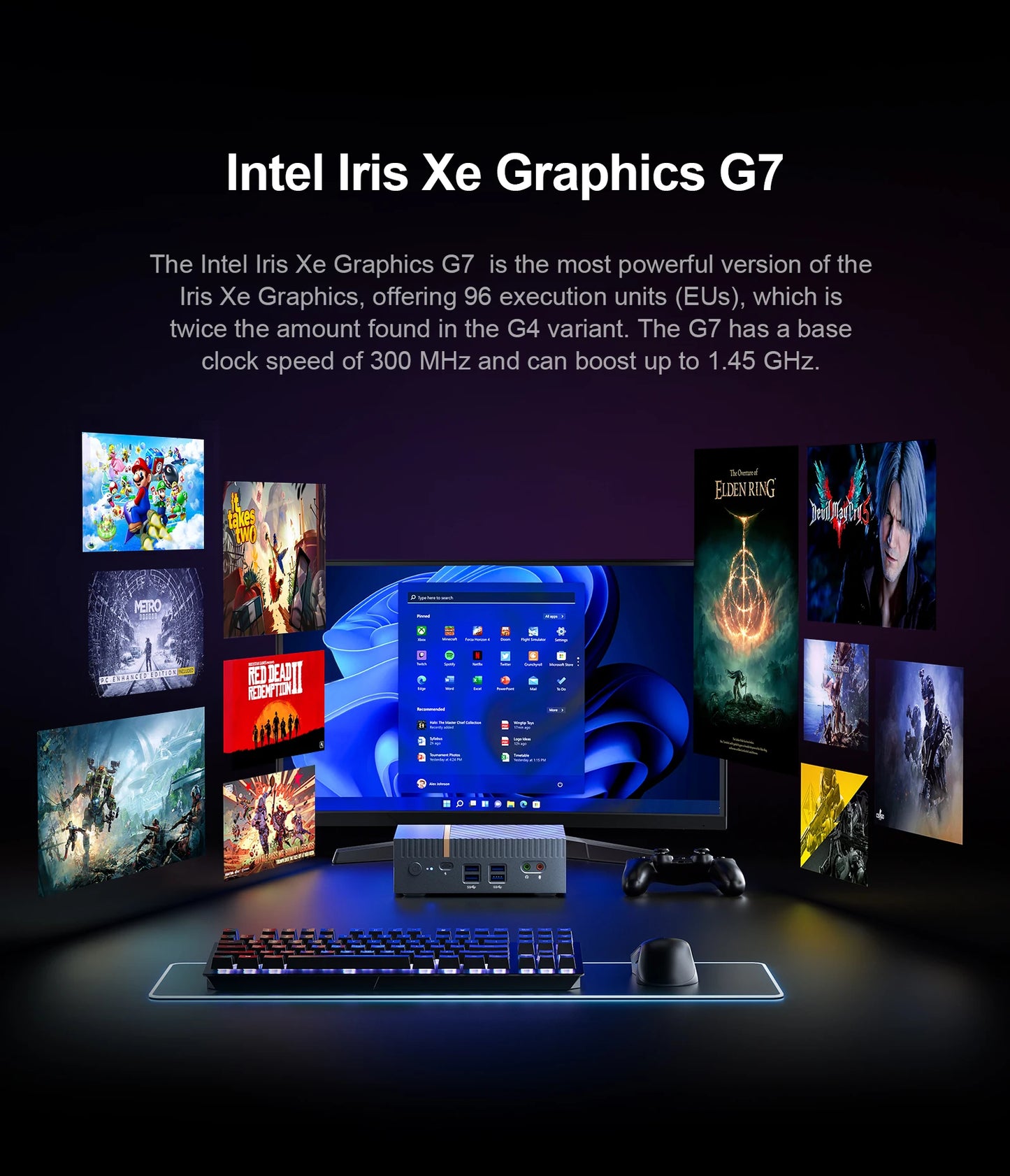 Chatreey IT12 Mini PC  Intel Core i7 1360P i9 13900H Gaming Desktop Computer 2x2.5G Ethernet PCIe 4.0 Wifi 6 Thunderbolt 4