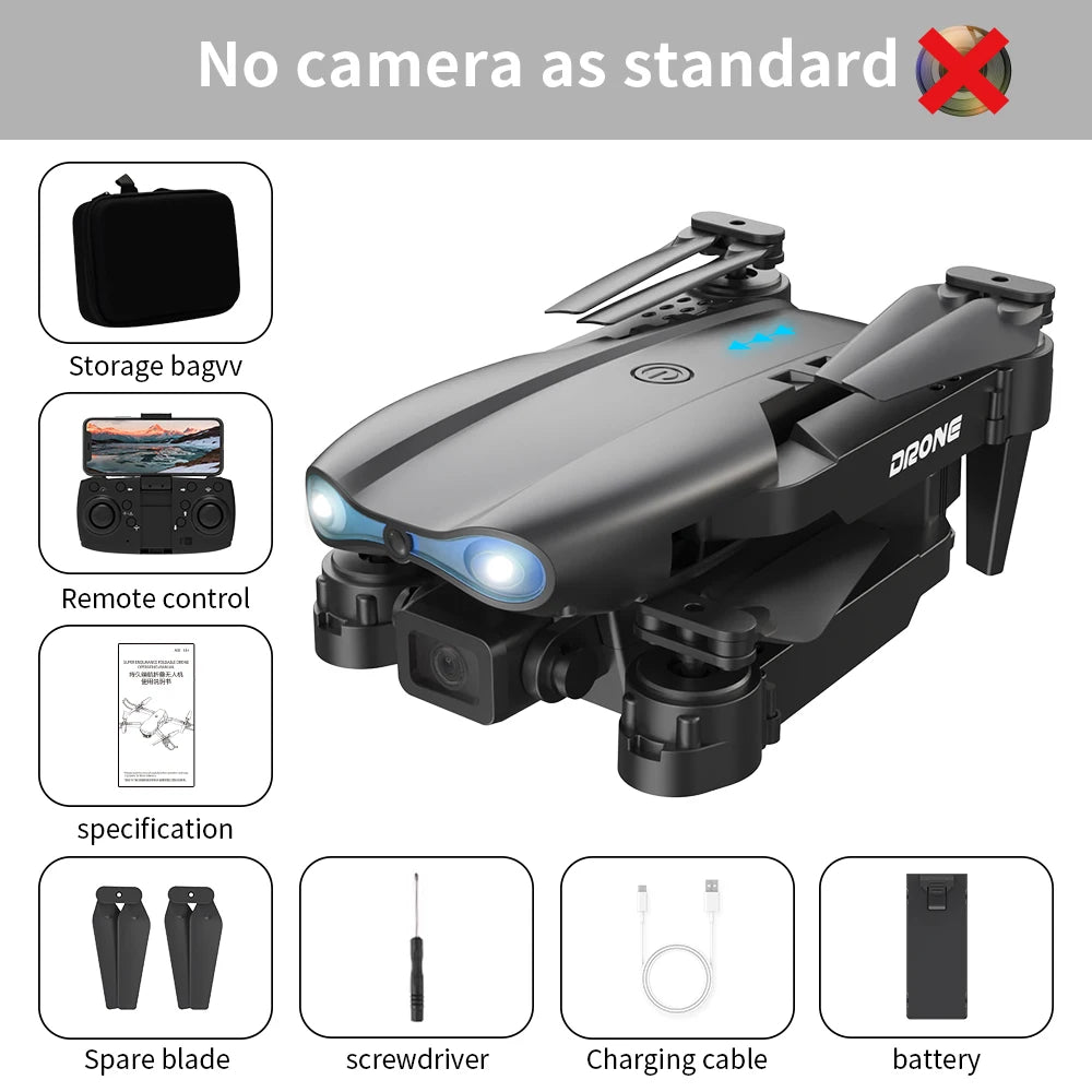 E99Pro Dron with Camera Professional 4K Dual Camera WIFI Optical Flow Drone fpv Obstacle Avoidance Aerial Photography Quadcopter