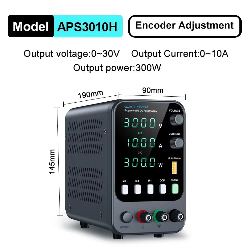Wanptek Laboratory Power Supply Adjustable 30V 60V 120V For Phone Repair Regulated Lab Bench DC Power Supplies