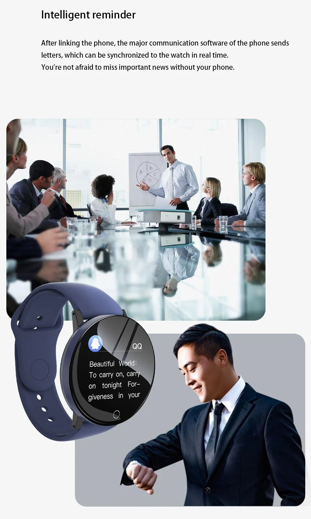 New Smart Bracelet 2025 Real Step Count Fashion Alarm Clock Watch Bluetooth Music Fitness Tracker Sports Smartwatch Android D18