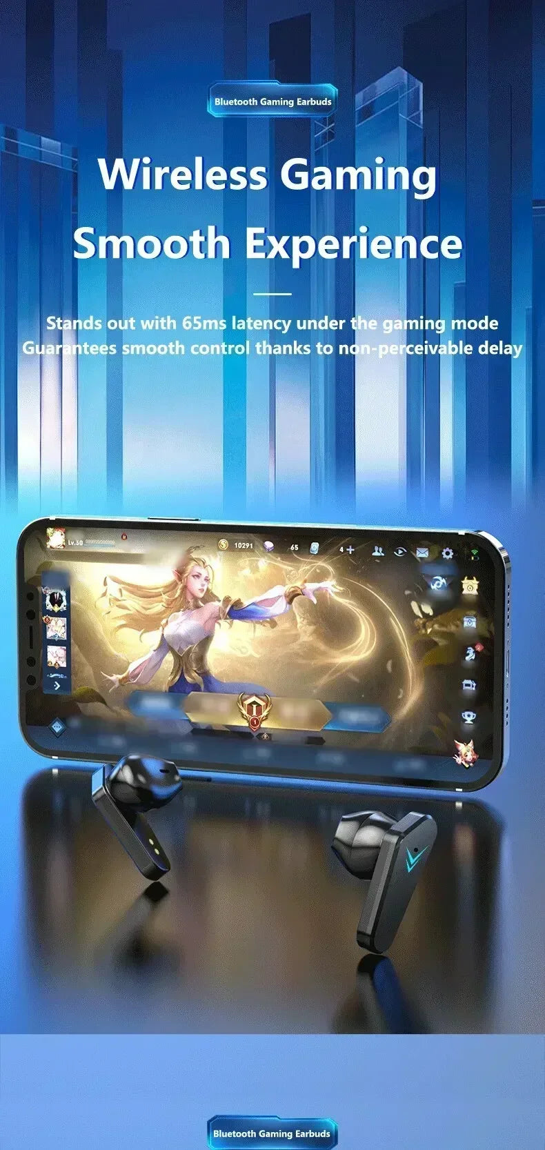 NEW X15 TWS Earphones Bluetooth Wireless Gamer Headphones 65ms Low Latency Earbuds  Headset Gamer