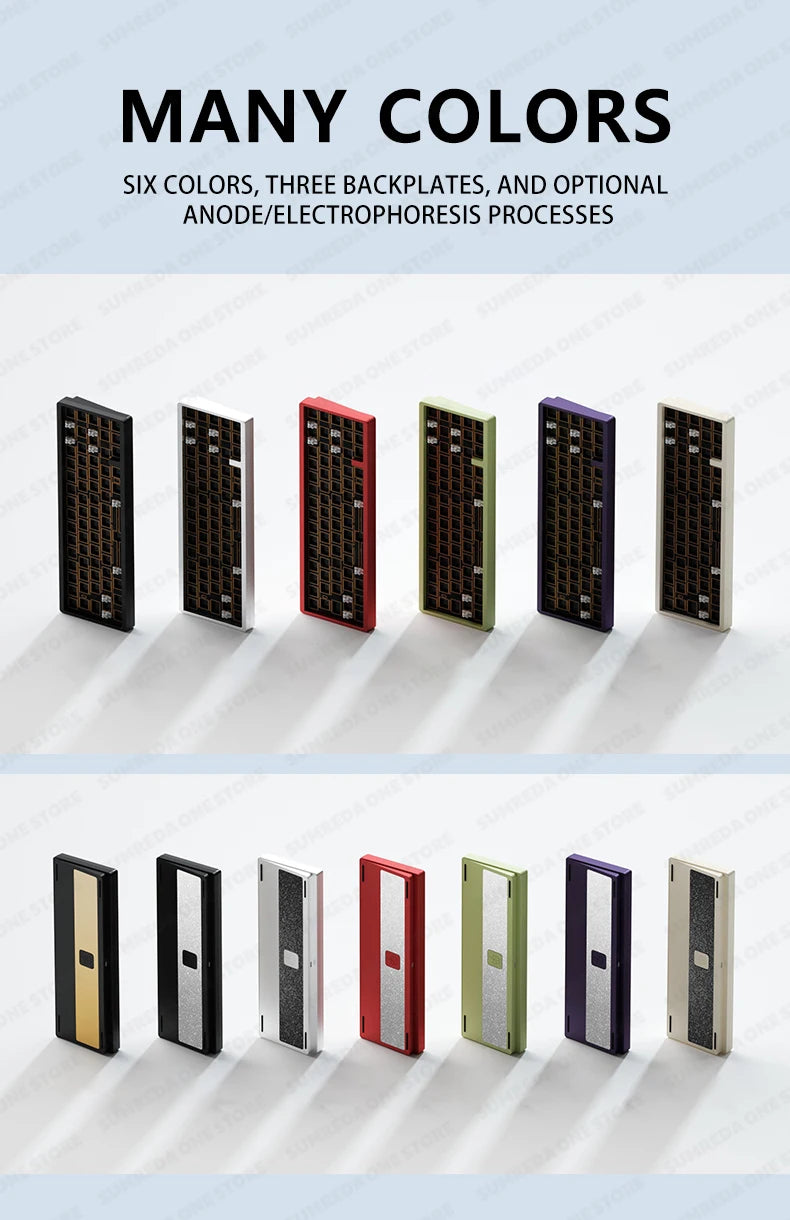 Lucky65 V2 NUT65 Sugar65 Weikav Lucky 65keys Mechanical Keyboard Aluminum 3-Mode Rgb Hot Swappable Custom Wired Gaming Keyboard