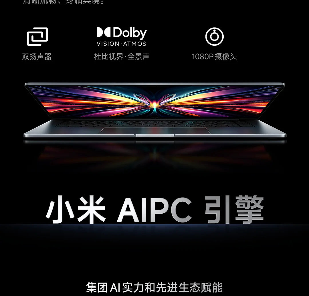 2025 Xiaomi Redmi Book Pro 16 Laptop Intel Core Ultra 7 255H/Ultra 5 225H 32G DDR5+ 1T SSD 3.1K 165Hz Office Ultrabook Notebook