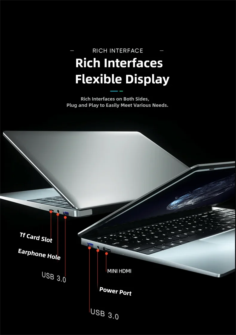 15.6" intel N5095 gaming laptops portable notebook computer pc core i5 i7 16GB DDR4 1TB SSD IPS Windows11 Backlit Keyboard deals