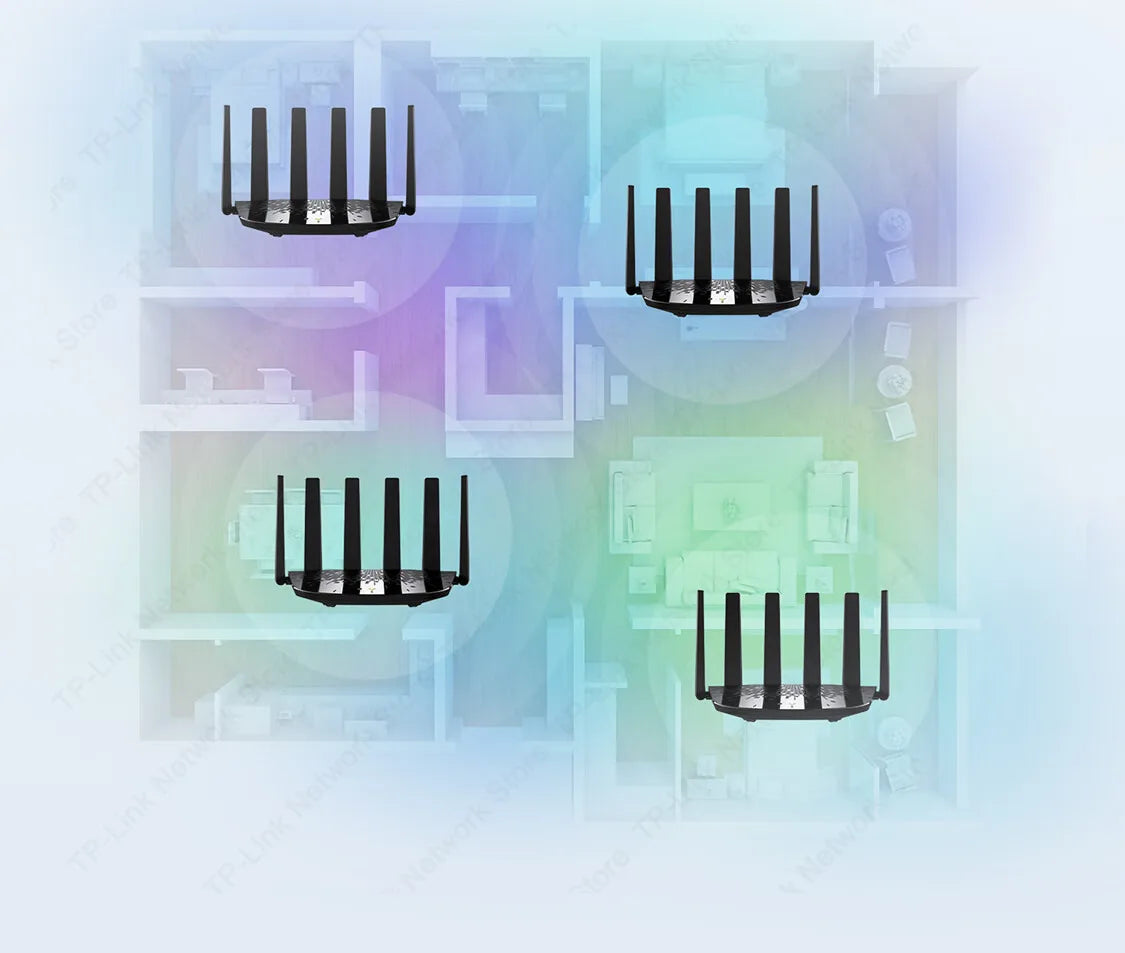 TP-Link WiFi7 AX6400 Wireless Router 6400Mbps Ultra-Fast Gigabit Router 802.11be  High-Performance Networking Home & Office