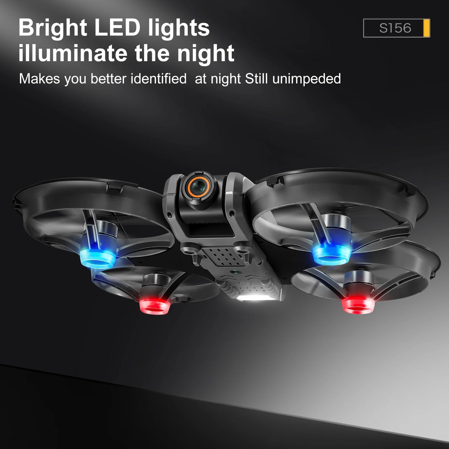 New Drones S156 GPS 8K Professional HD 360° Dual Cameras 5G WIFI Brushless Motors Obstacle Avoidance FPV Foldable Quadcopter Toy