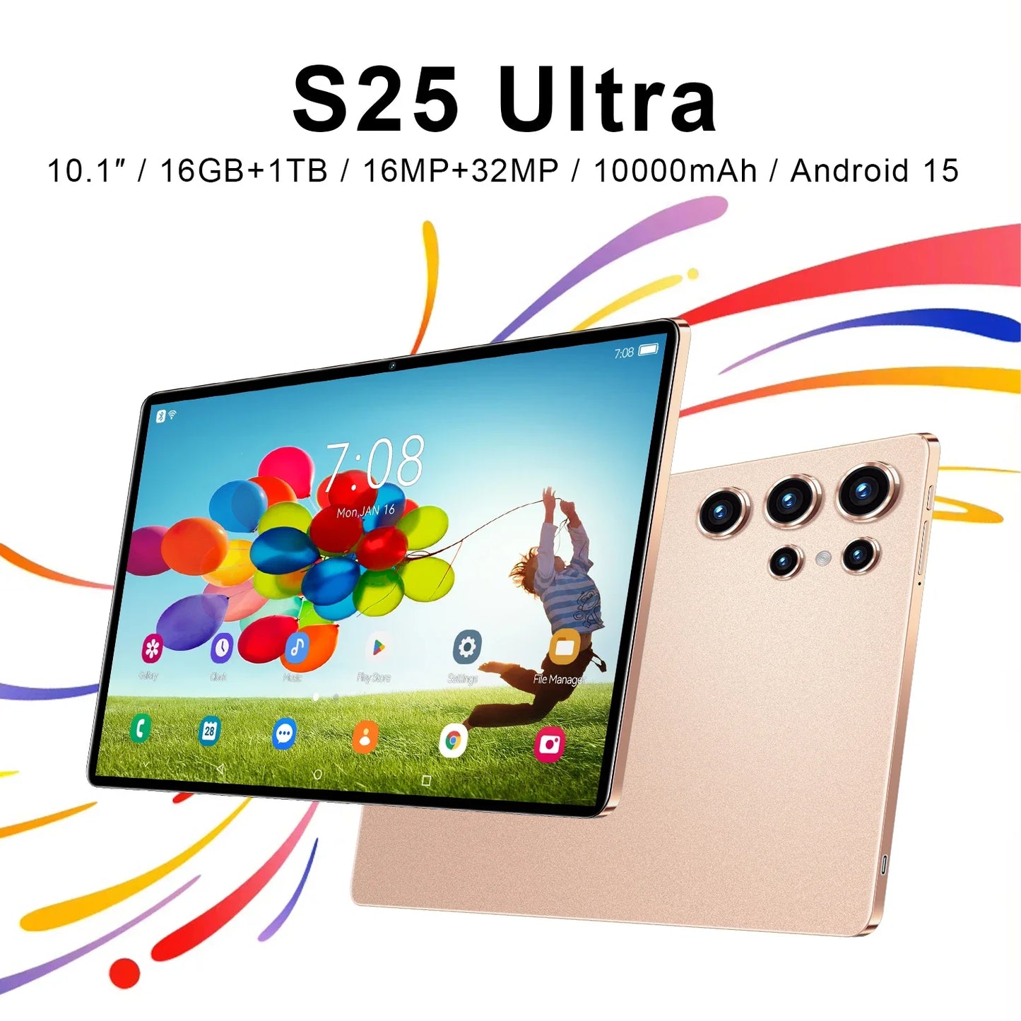 2025 S25 UItra Tablet Android 15 Tablette 22GB+2T Tablet PC WiFi Snapdragon 8 Gen3 Original Global Version 5G Dual SIM Card