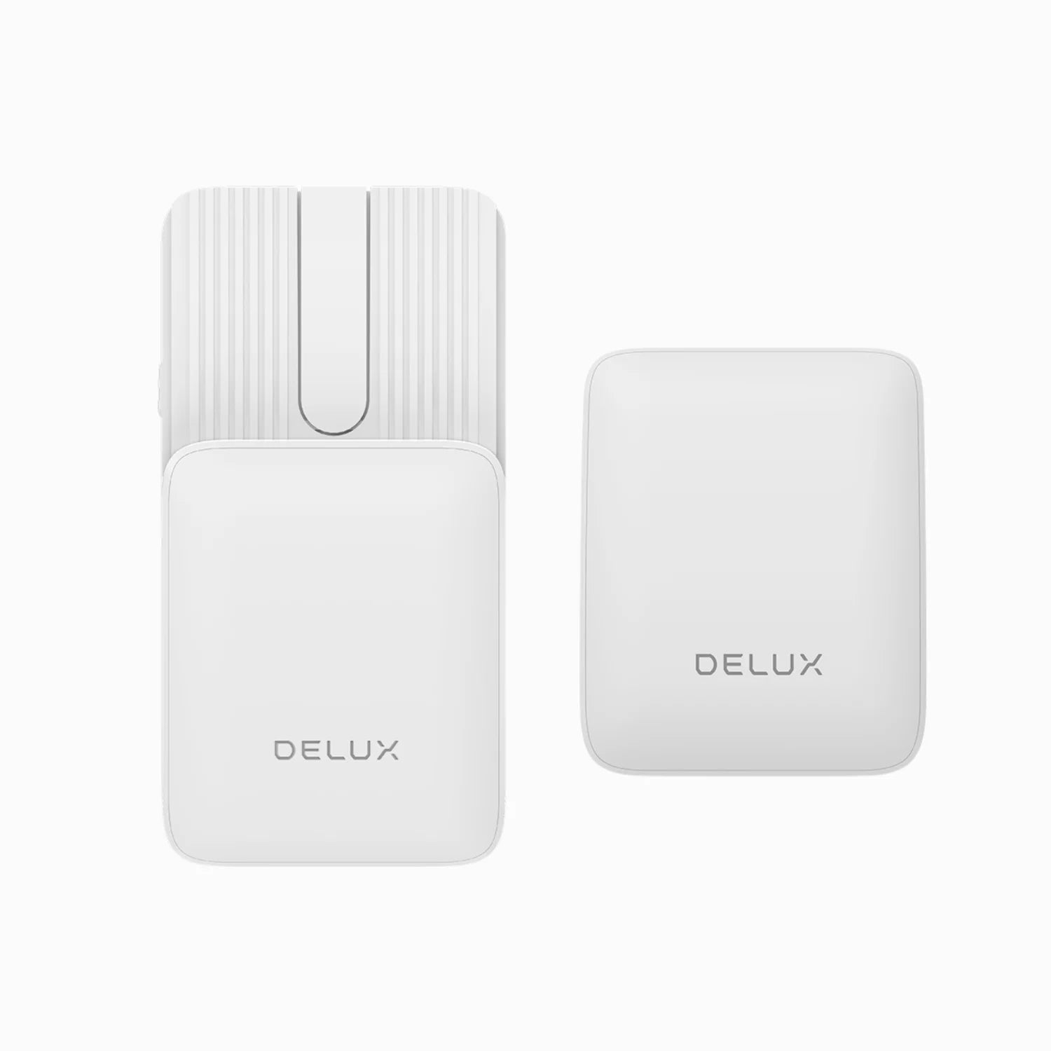 Delux Folding Keyboard Mouse Set Wireless Ultra Slim Portable Silent Kit Multi-Device Support For Windows Android IOS System