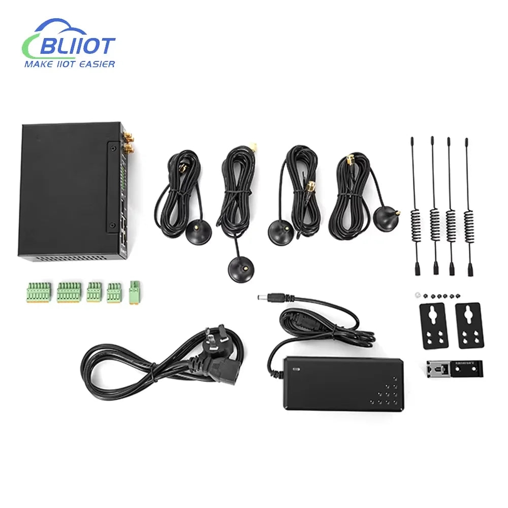 BLIIOT 4G Industrial Edge Router Smart City Street WiFi Router Upload Cloud Platform ThingsBoard Data Acquisition IO Module