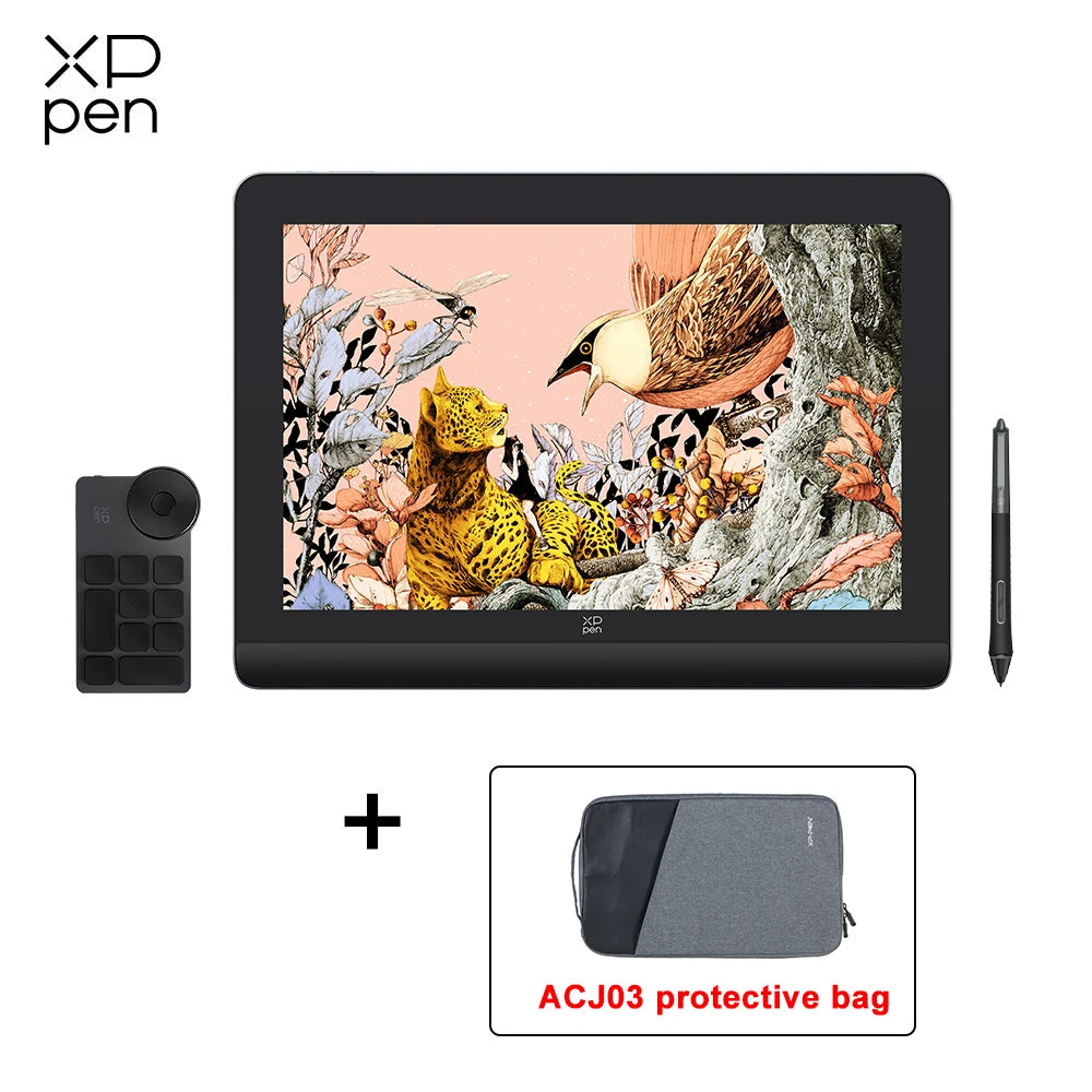 XPPen Artist Pro 16 (Gen 2) Graphics Tablet Monitor 16-inch Drawing Display 16K Pressure Levels 2.5K Resolution Windows Android