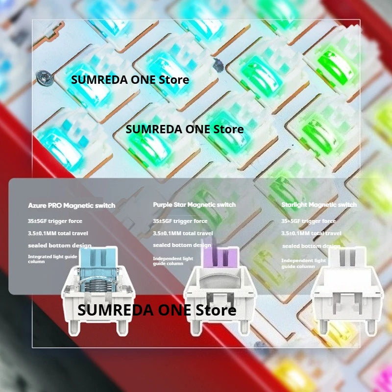 IROK Carotmas Mercury68 Max mars68 pro Mercury 68 Gaming Magnetic Mechanical Keyboard Rapid Trigge 0.001 8K Wired Gamer Keyboard