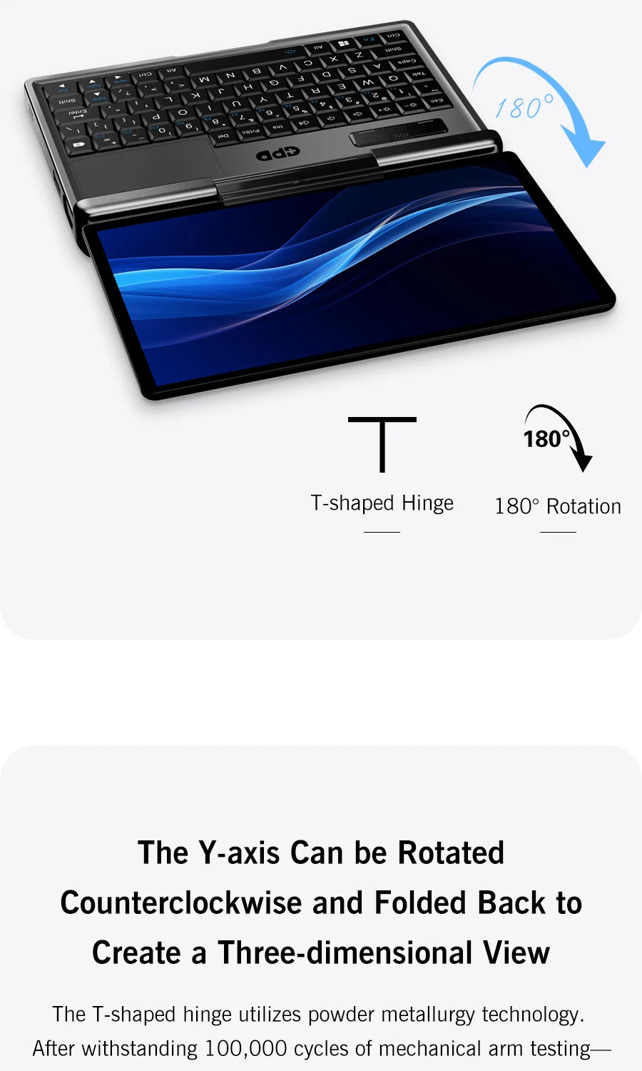 GPD MicroPC 2 Handheld Mini Laptop 7 Inch Touch Screen 16GB RAM 512GB SSD N300 CPU Windows 11 System