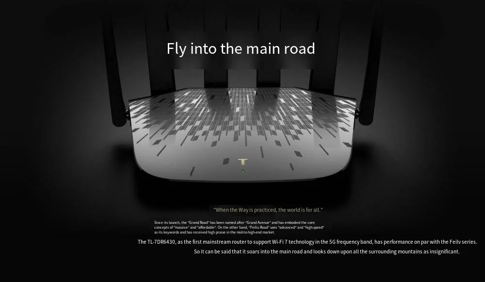 TL-7DR6430 TL-LINK BE6400 Dual-Band WiFi7 Wireless Home High Speed Powerful Through-Wall Gigabit Router Adaptive Port WAN/LAN