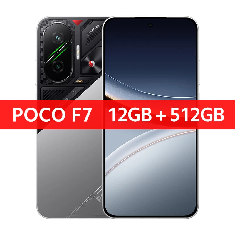 Newest POCO F7 Smartphone 256GB 512GB Snapdragon® 8s Gen 4 6.83" 1.5K AMOLED Display 6500mAh 50MP Main Camera With OlS lP68 NFC