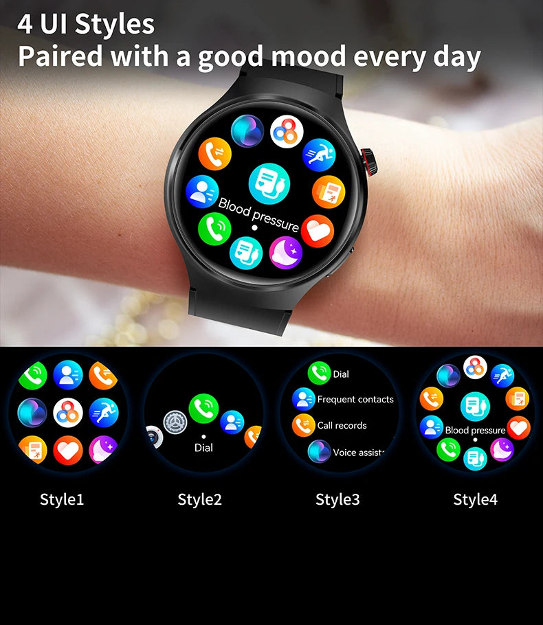 2025 New Men Smart Watch NFC Watch S10 Pro GPS 360*360 HD Screen AMOLED Heart rate BT Call Health Monitoring Women Smartwatches