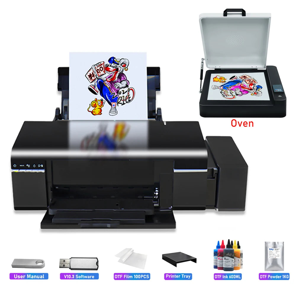 A4 impresora dtf  For Epson L805 DTF Printer DTF Transfer Machine t shirt printing machine DTF Ink DTF Film For t shirt Print