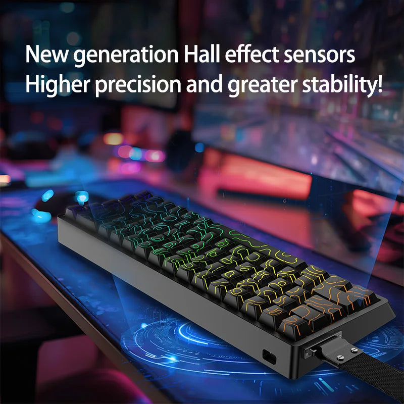 IROK ND63 MAX/ULTRA/ND68 Pro 0.001mm Rapid Trigg 8000HZ SOCD/RS Mechanical Keyboard with magnetic switch Gaming Keyboad 63/68key