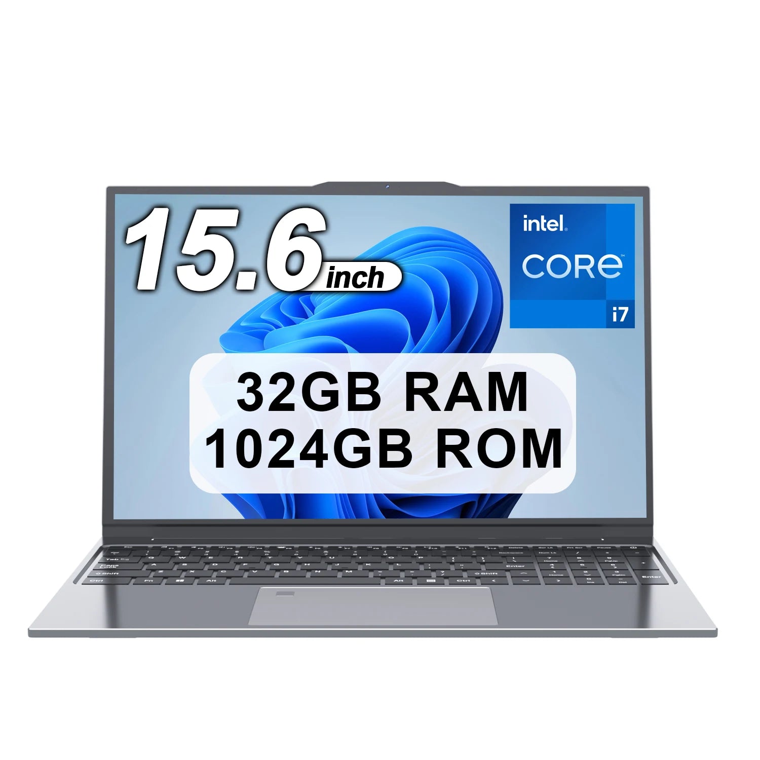 2025 New Intel Core i7-6500U 15.6 "Laptop  32GB RAM 2048GB SSD ROM 5000mAh Windows 11 Pro Gaming Laptop Office Study PC