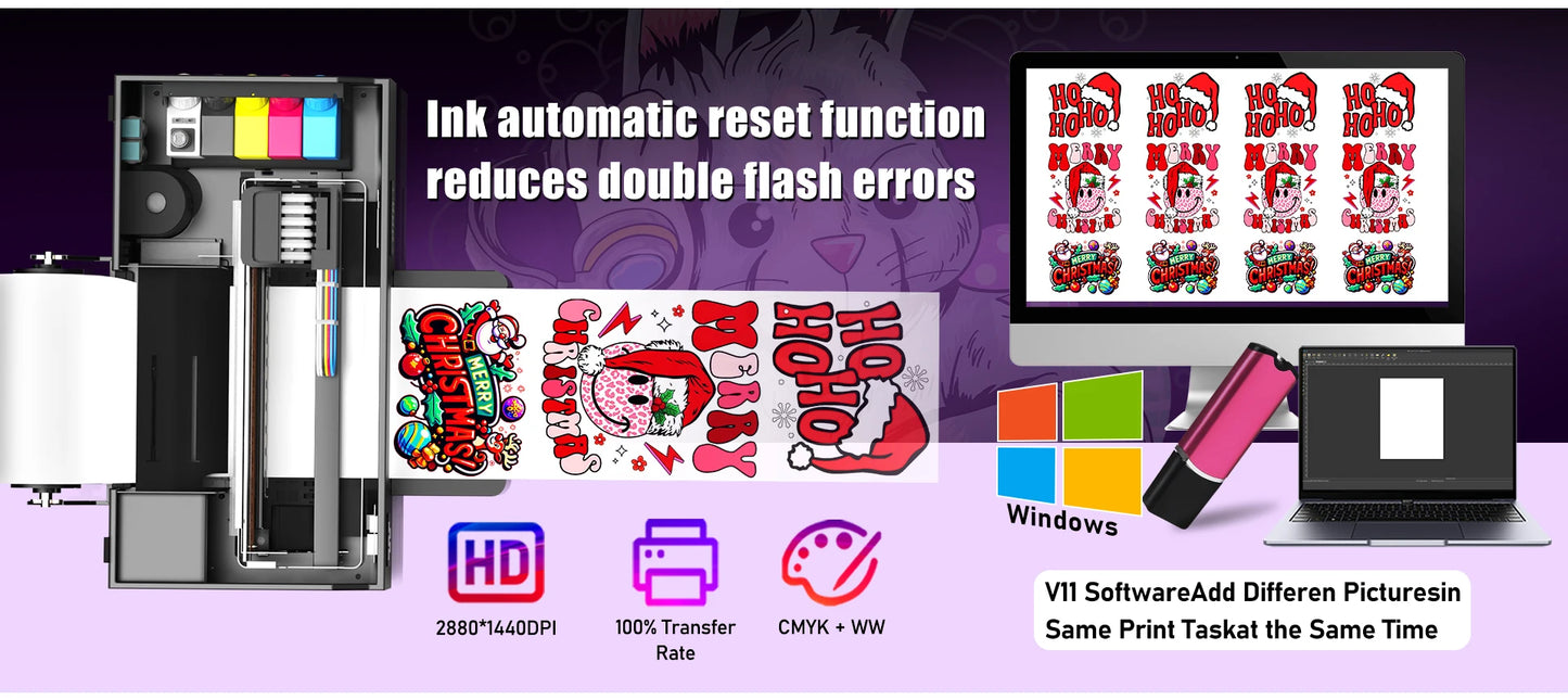 A4 DTF Printer For Epson L805 DTF Printer  Directly to Film Transfer Printer tshirt Printing Machine For Fabric Impresora dtf a4