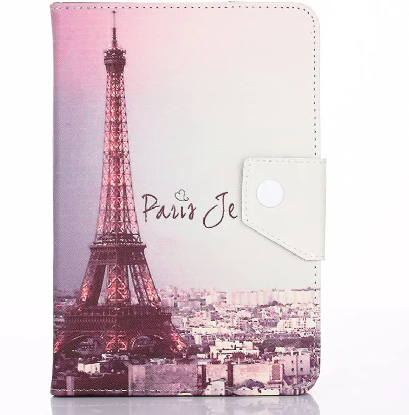 Universal 7"8"10.1"Tablet Case,8inch 10inch Tablet Cover,Folio Leather Stand Shell Case for 7-10.5 inch Android/iOS/Windows Capa