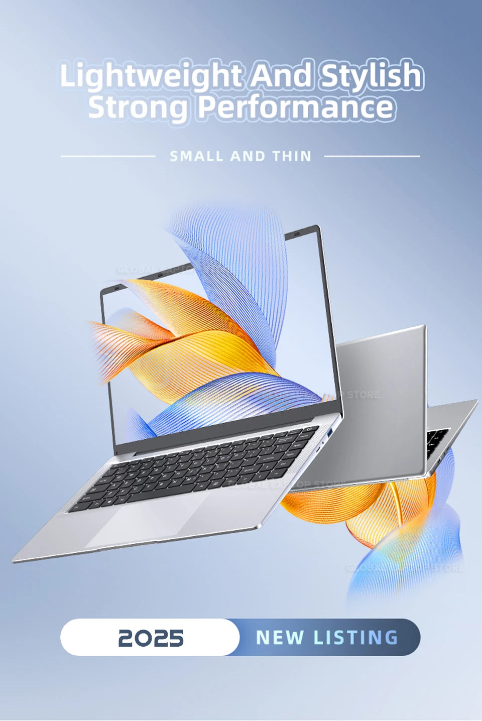 Xiaman Laptop Computer Windows 11 Pro Intel Atom A3950 Quad-Core 2025 Notebook PC 12GB RAM 1TB 2TB SSD 1920*1080 Office Computer