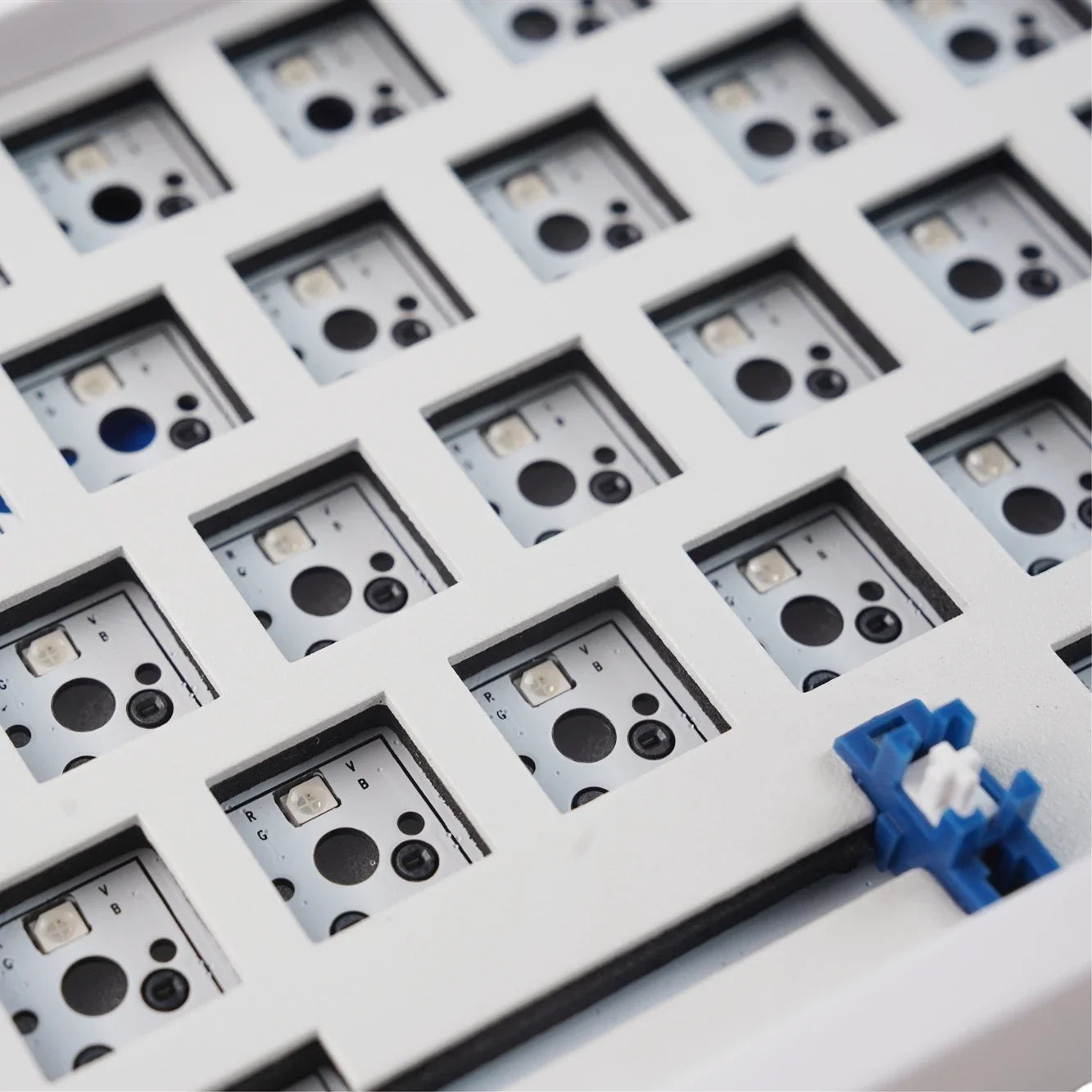 MATHEW KC108 Three Mode Mechanical Keyboard Barebone Classic 108 Keys Layout Full Size Hot Swap RGB Gaming Keyboard DIY Kit