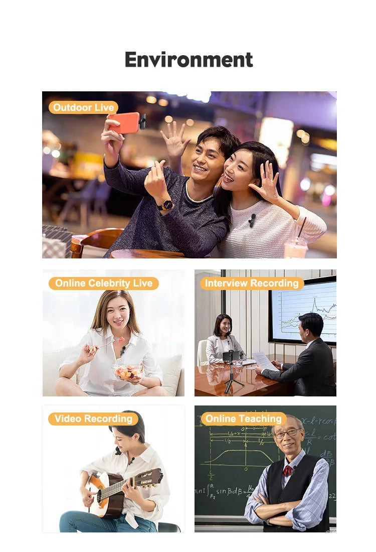 Microphone Portable Audio Video Recording Mini Mic For Ios Android Live Broadcast Gaming Phone Mikrofo