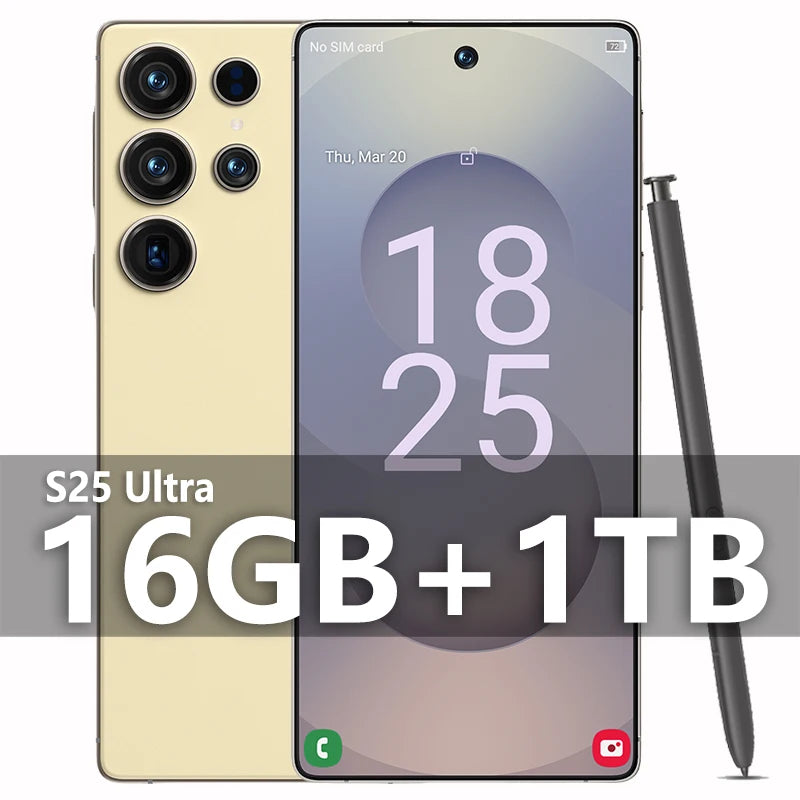 2025 Original S25 ultra Pad Tablet PC 7.3 inch HD 4K Android 13 22GB+2TB 8000mAh Battery 4G 5G Dual Sim Card GPS Google Tab