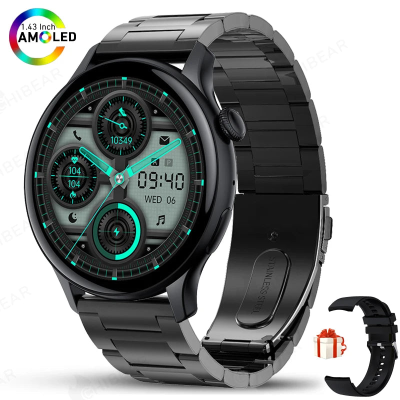 2025 Xiaomi New Real AMOLED HD Smartwatch Ladies Health Monitoring AI Voice Bluetooth Call Smart Watch