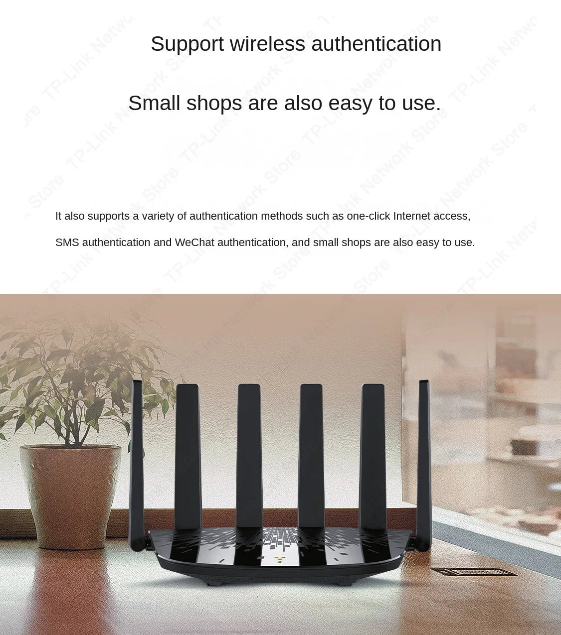 TP-Link WiFi7 AX6400 Wireless Router 6400Mbps Ultra-Fast Gigabit Router 802.11be  High-Performance Networking Home & Office