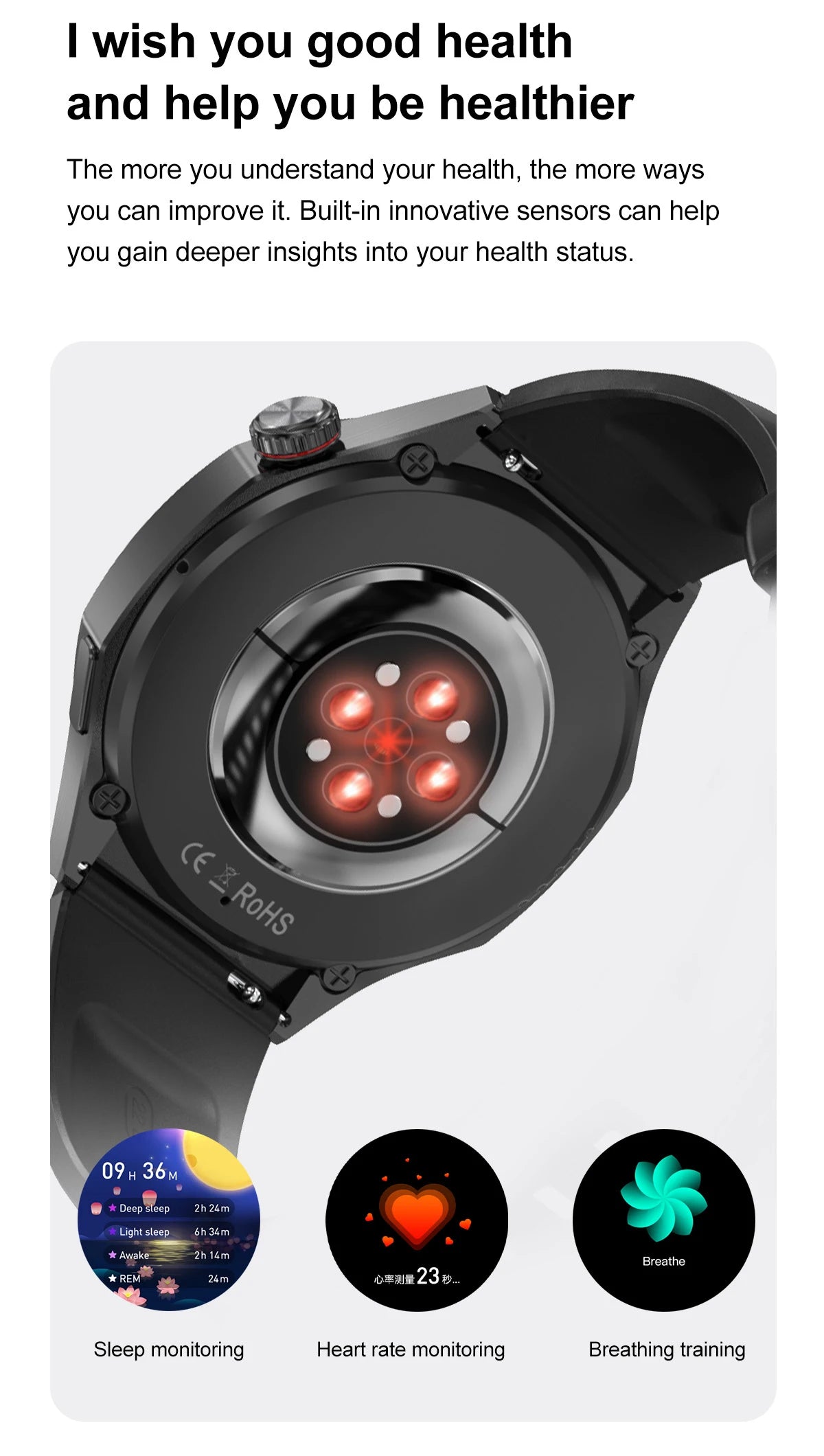 For HUAWEI GT 5 Pro 2025 New Smart Watches HD Sapphire Screen 32Gb Memory AGPS Navigation HD Video Bluetooth Call Smart Bracelet