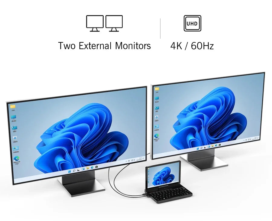 GPD Pocket 3 Intel i3 1125G4 RAM 16GB Memory 512GB SSD Hard Disk Windows 11 Home Portable Laptop Notebook Mini PC Touch Screen