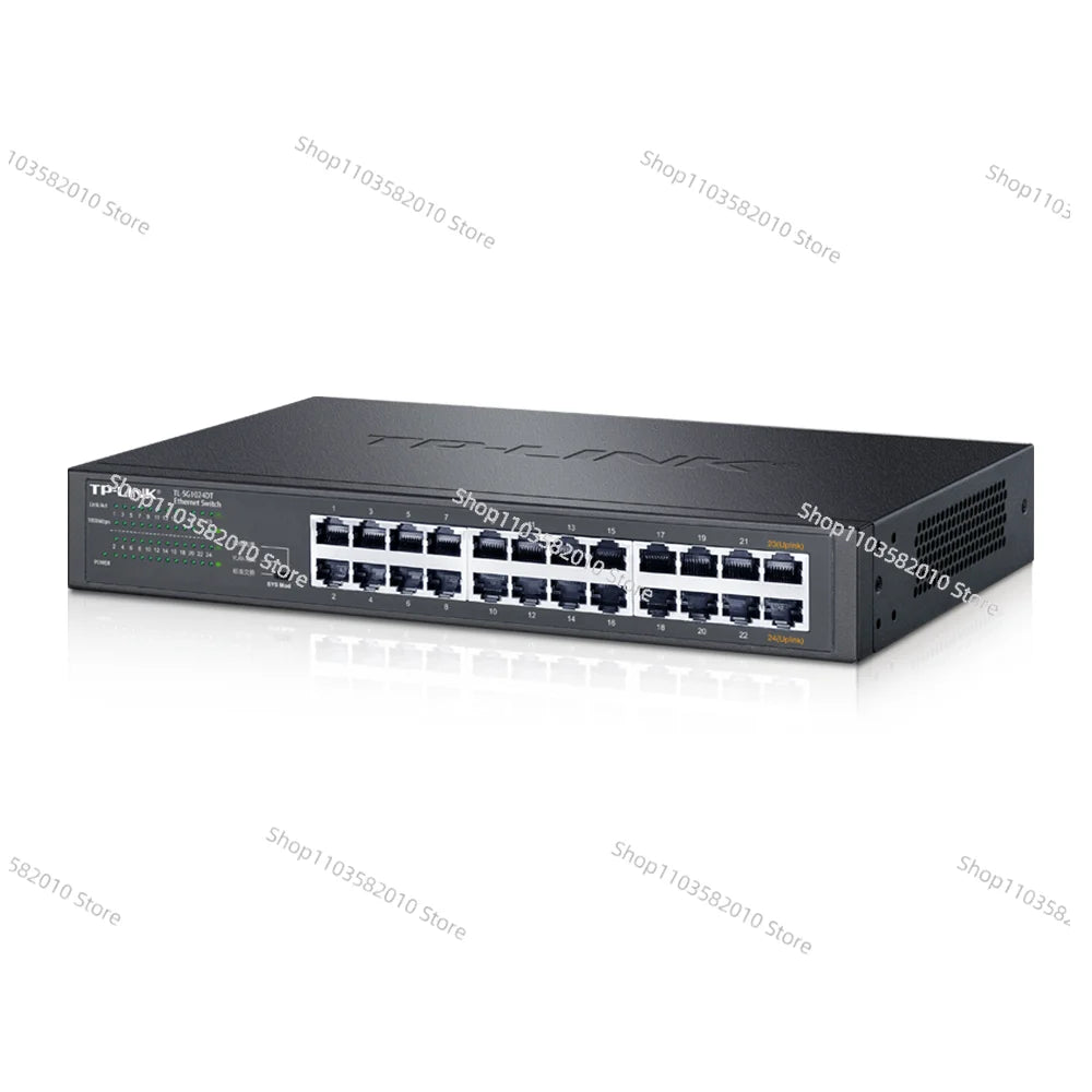 TP-LINK TL-SG1024DT T Series 24-port full Gigabit Non-network Management Switch With Ear Hooks