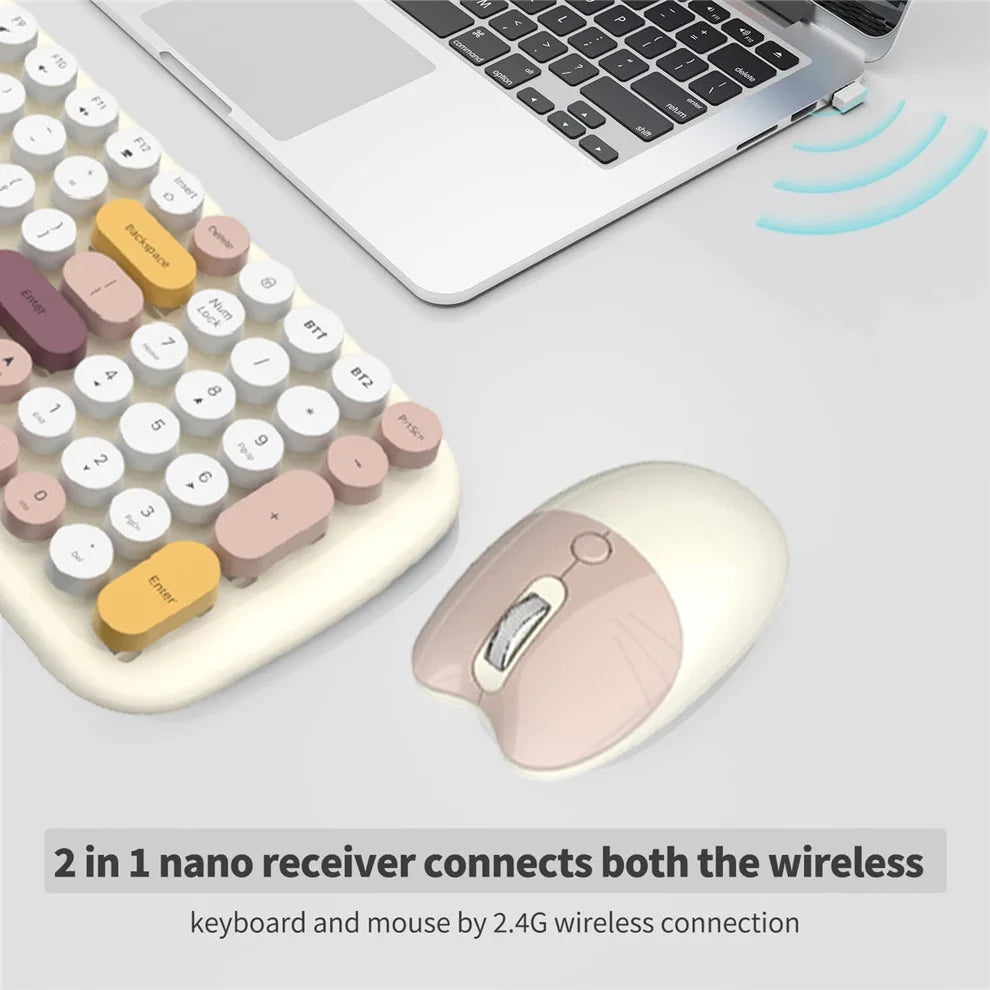 Mofii Wireless Keyboard And Mouse For PC 2.4Ghz Multi Device Keyboard Mouse Comb For Notebook Laptop Computer Keyboard Set