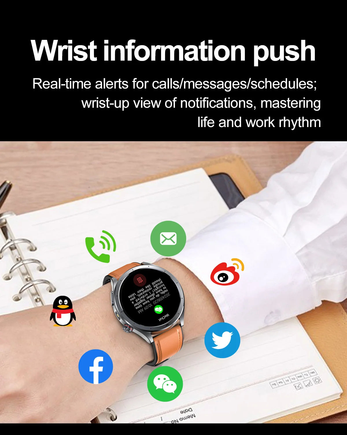 2025 New Body Fat Analysis Health Smart Watch ECG+PPG Uric Acid Blood Pressure Blood Oxygen Clock Call Smart Watch For Men Women