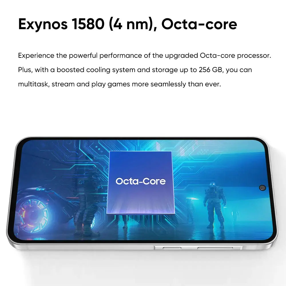 Global Version Samsung Galaxy A56 Exynos 1580 5G Smartphone 6.7" Super AMOLED 120Hz Display 50MP Camera 5000mAh 45W Fast Charge