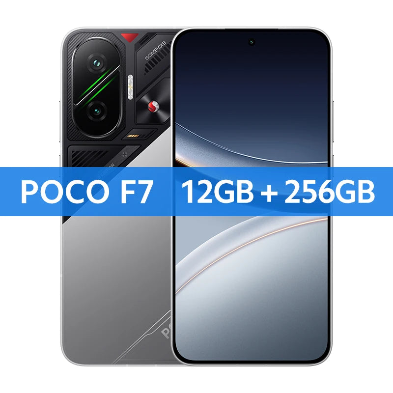 Newest POCO F7 Smartphone 256GB 512GB Snapdragon® 8s Gen 4 6.83" 1.5K AMOLED Display 6500mAh 50MP Main Camera With OlS lP68 NFC