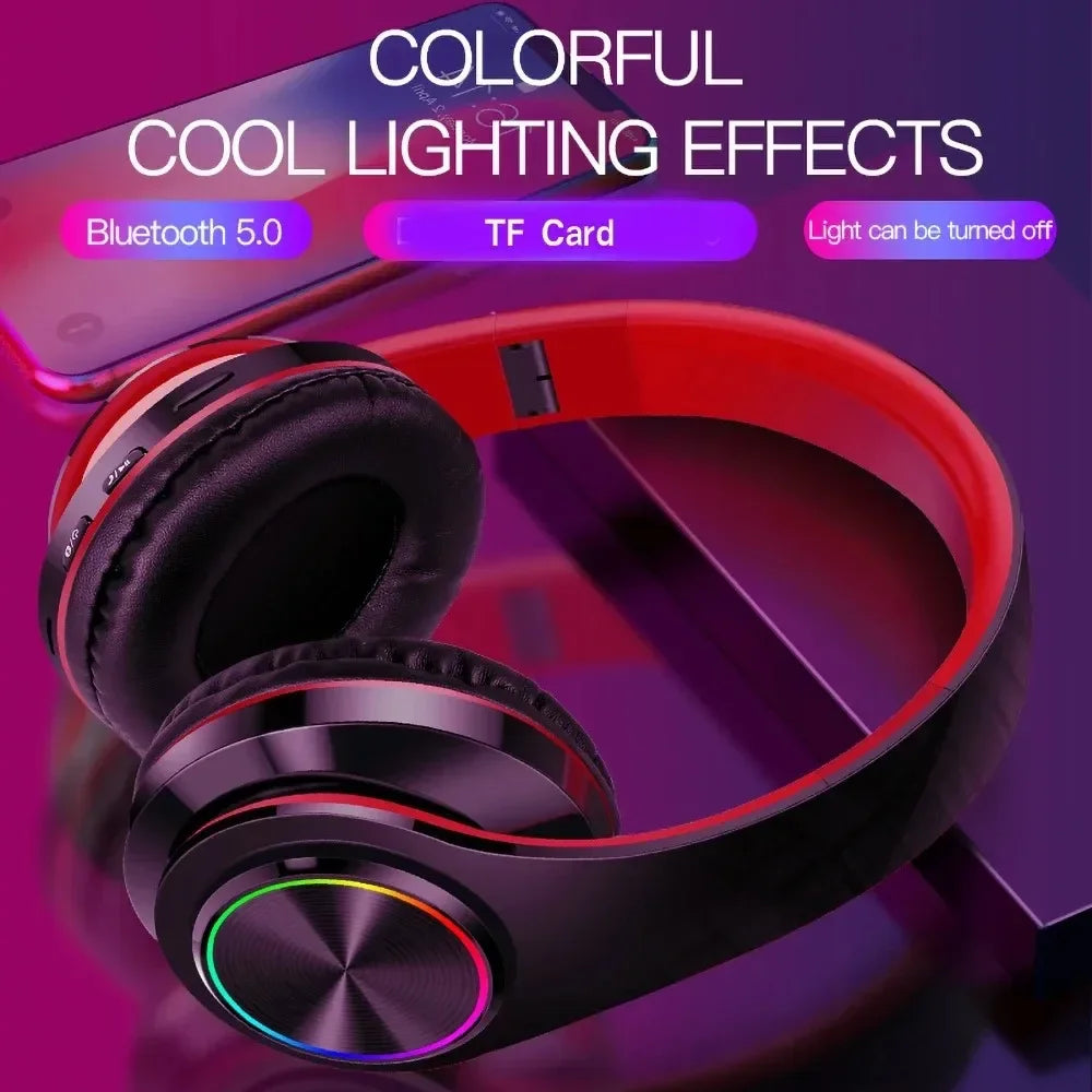 XIAOMI Bluetooth Headset Wireless Headphones Foldable HiFi Stereo Earphone With Mic Support SD Card FM For Xiaomi Iphone