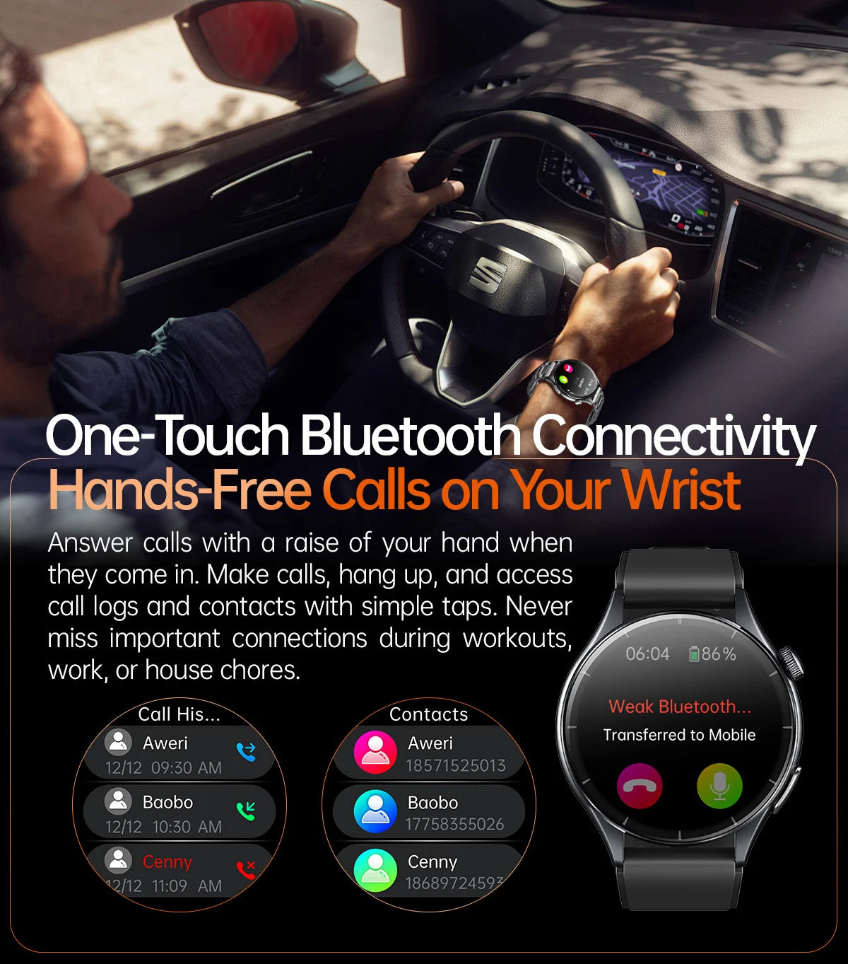 2025 New NFC  Health MonitorUric Acid Blood Pressure Blood oxygen Body Analysis Smart Watch ECG+PPG Clock Smartwatch Men lady