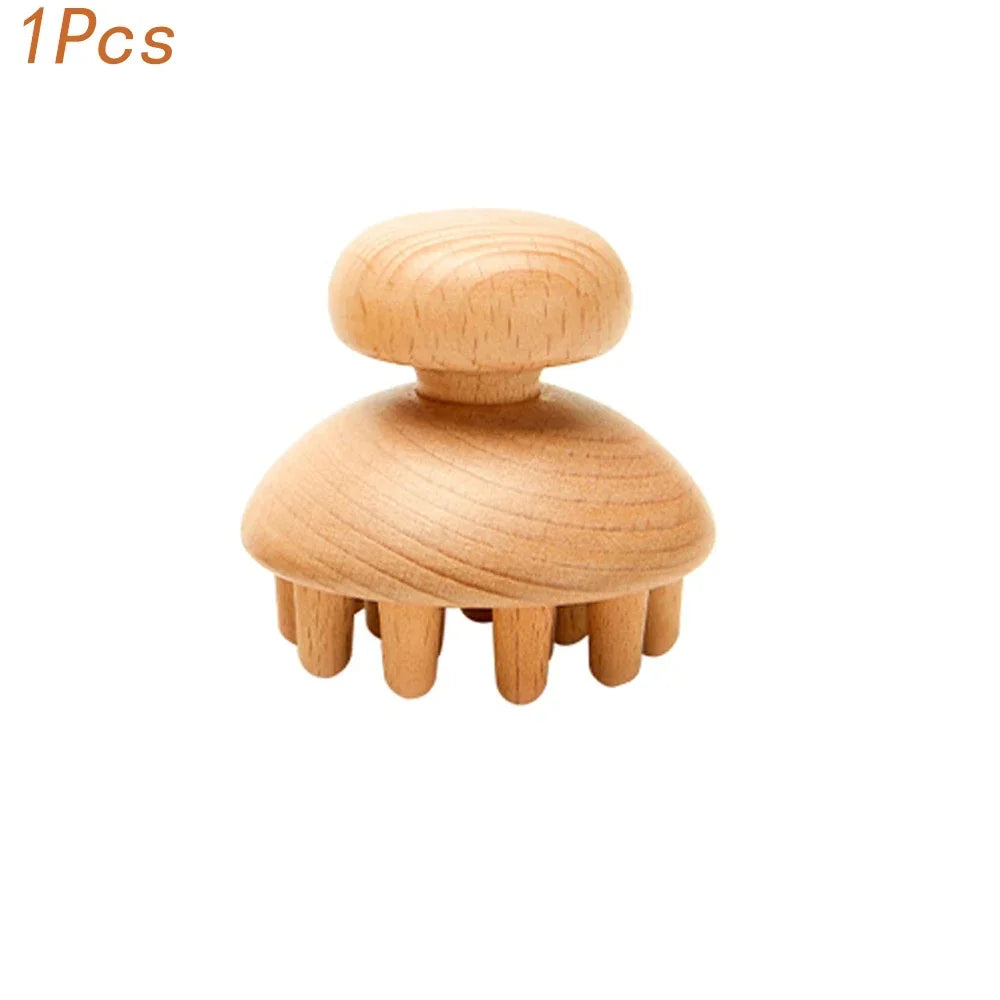 ZONGKUNG 1PCS Wooden Therapy Massage Sets Pain Relief Anti Cellulite Body Slimmling Gua Sha Back Massager Maderoterapia Corporal
