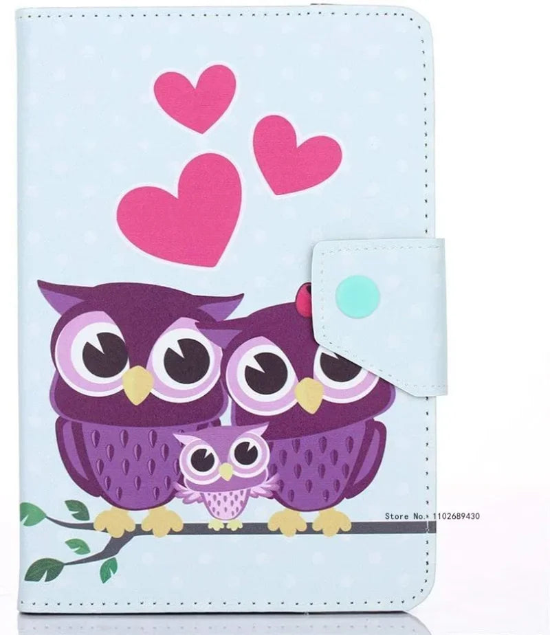 Universal 7"8"10.1"Tablet Case,8inch 10inch Tablet Cover,Folio Leather Stand Shell Case for 7-10.5 inch Android/iOS/Windows Capa