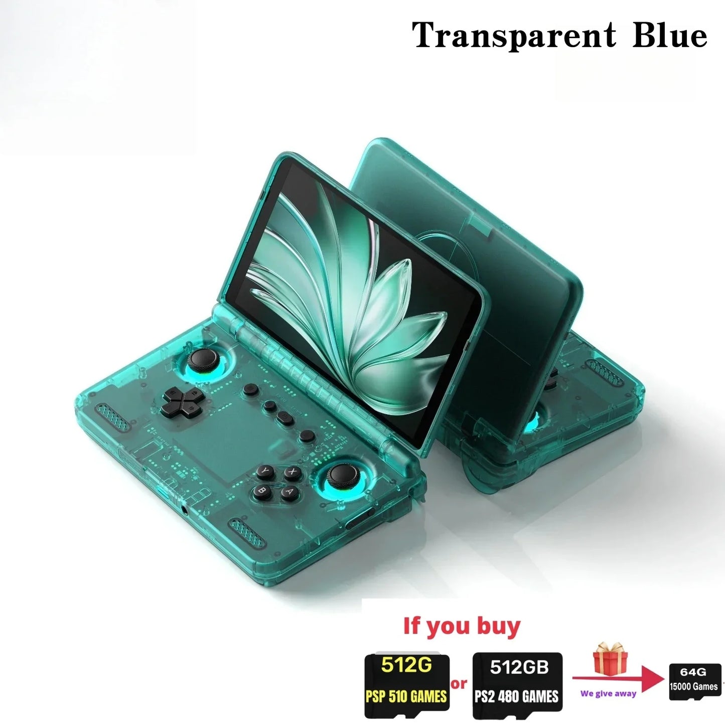 Retroid Pocket Flip2 Retro Handheld Game Console Android13 5.5 Inch AMOLED Touch Screen Video Player Wifi Bluetooth PSP PS2 Gift