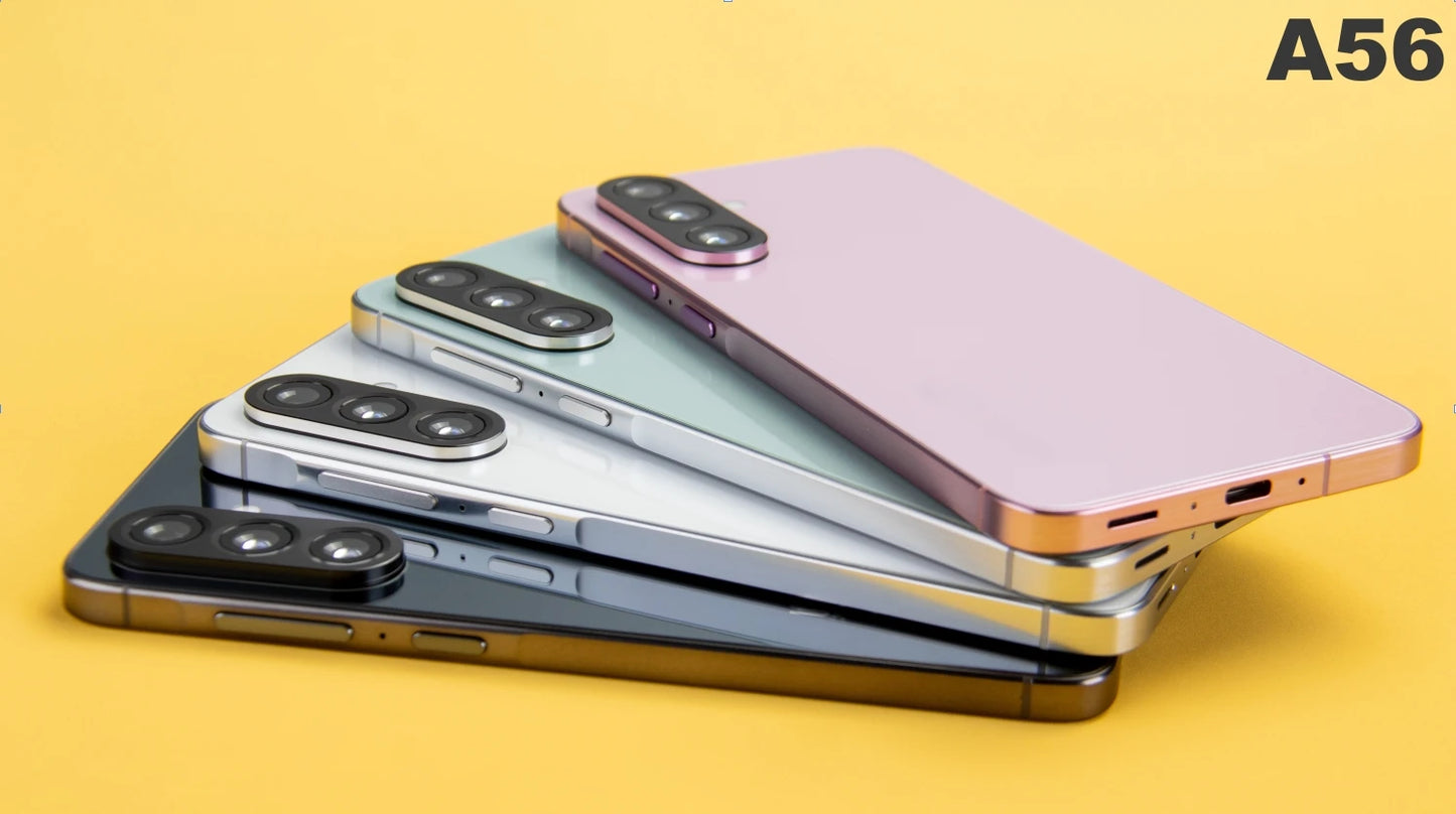 Global Version A56 Smartphone Android,6.8 inch,12GB RAM,512GB ROM,Dual SIM,Mobile phone,Google Play Store,16+32MP,6800mAh