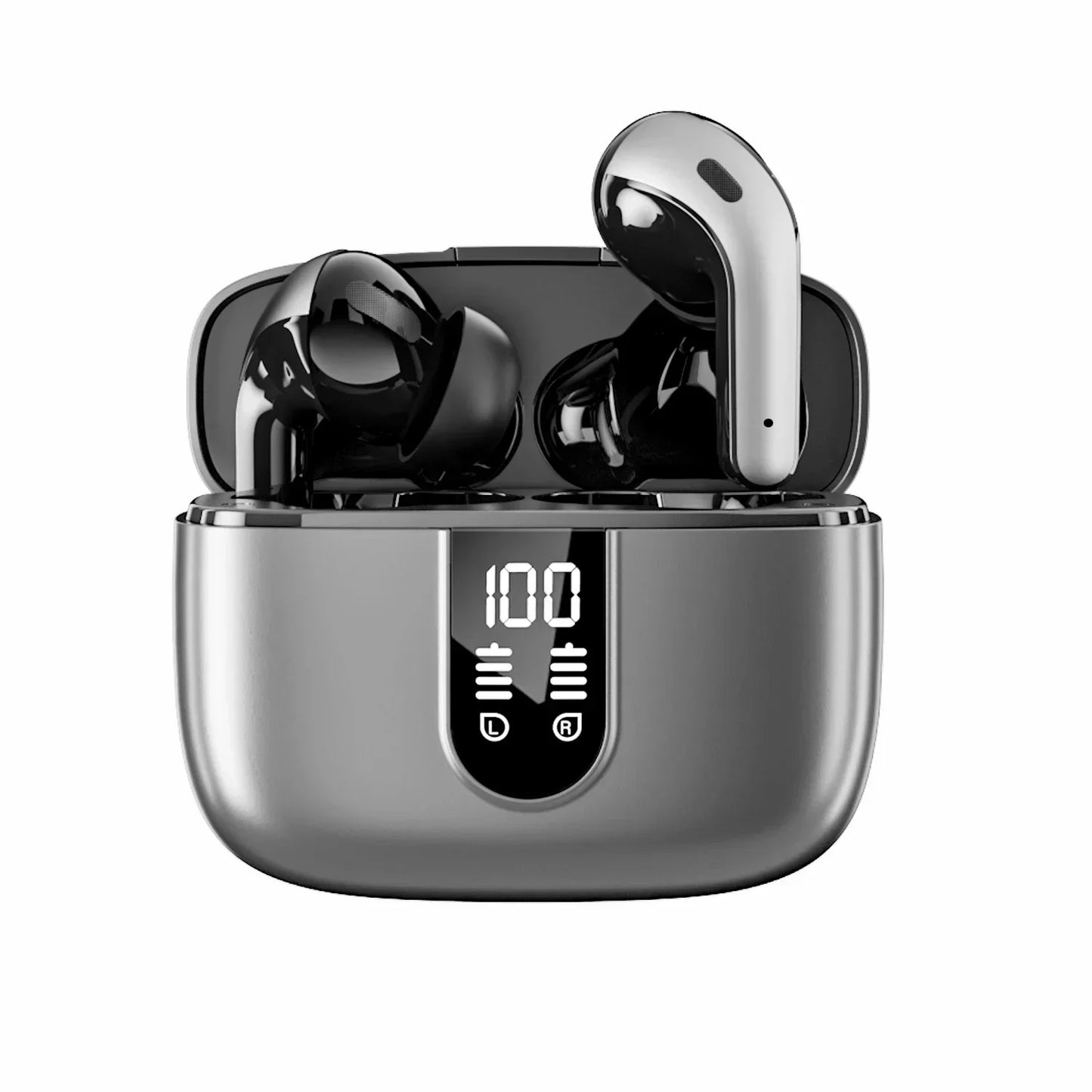TWS LED Display Wireless Earbuds 50H Playback Mic Sport In Ear Buds Bluetooth Earphone For Smart Phone Laptop Computer