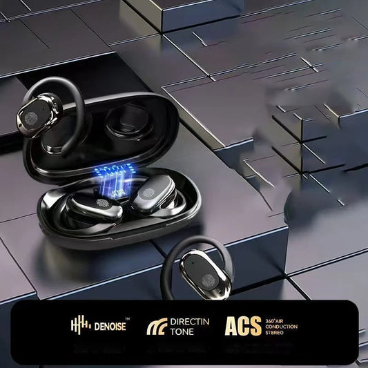 UYUXIO AI Language Translating Earbuds with 144 Languages Real Time Translator Earphone OWS Headphone Ear Buds for Business