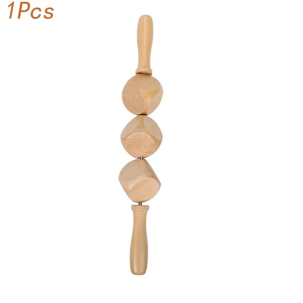 ZONGKUNG 1PCS Wooden Therapy Massage Sets Pain Relief Anti Cellulite Body Slimmling Gua Sha Back Massager Maderoterapia Corporal