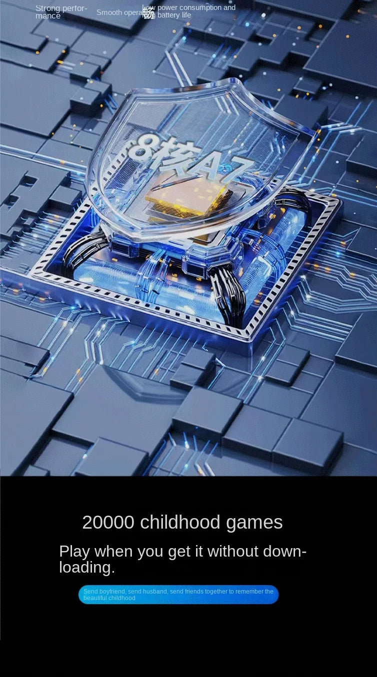 Portable Android Handheld Game Console Support Global Online PVP Play PSP & Nostalgic Retro Arcade Games